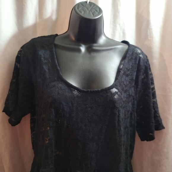 Bongo lace blouse 1X - Picture 2 of 7